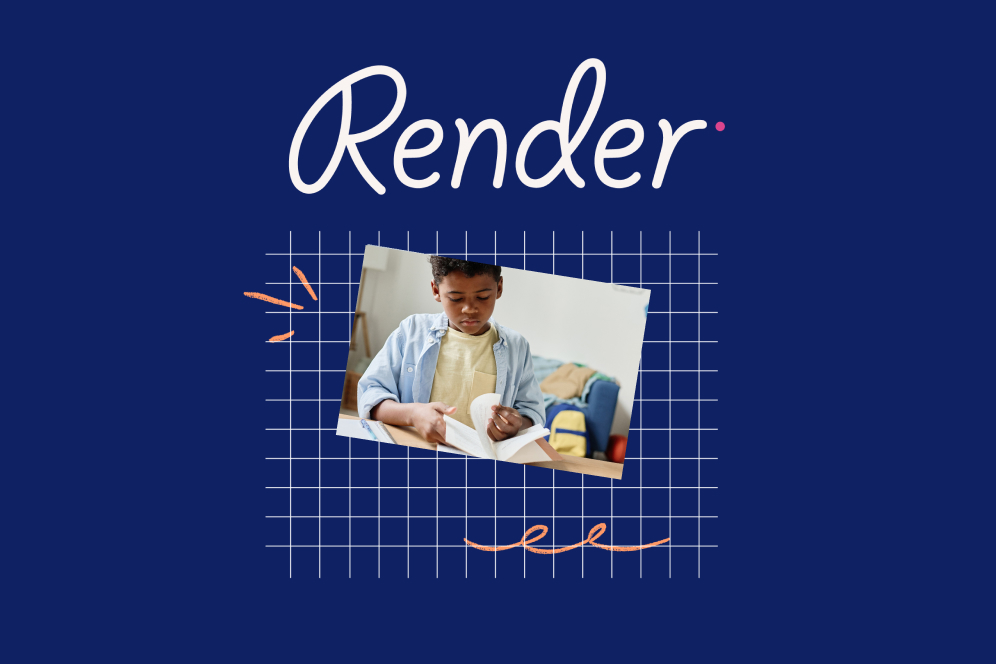 Render student graphic